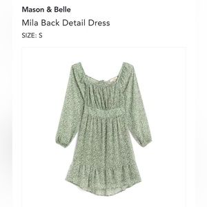 Mason & Belle Mila back detail dress